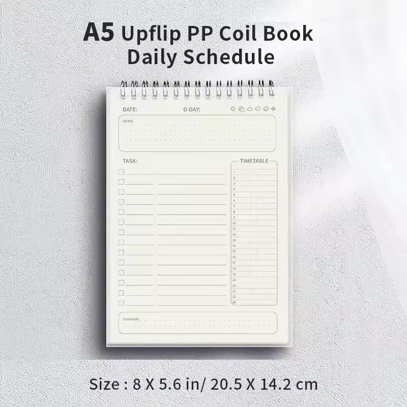 1pc Planner Agenda Spiral A5 N - Office Stationery Supply List ulasan dan harga