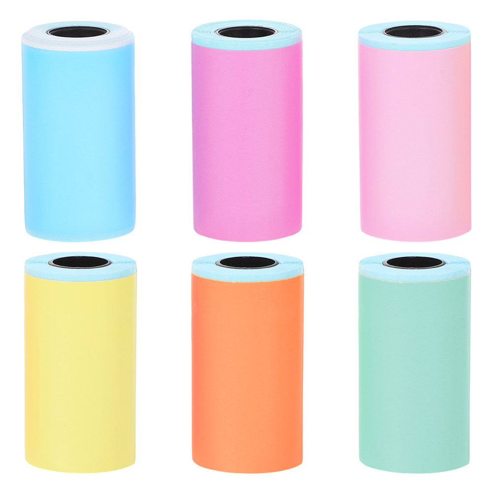 6 Rolls Mini Thermal Printer P - Sticker Label Roll ulasan dan harga