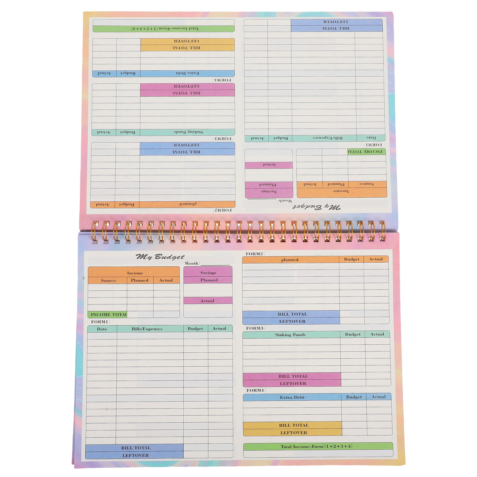 B5 Daily Weekly Financial Ledg - Planner Weekly Budget ulasan dan harga