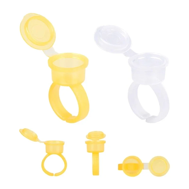 50PCS Tattoo Pigment Ink Ring  - Calligraphy Ink Bottle ulasan dan harga