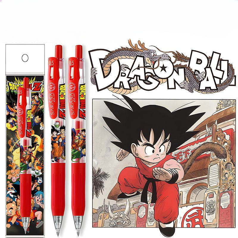 Dragon Ball Red Gel Pen Creati - Office Supply Office Stationery Items ulasan dan harga
