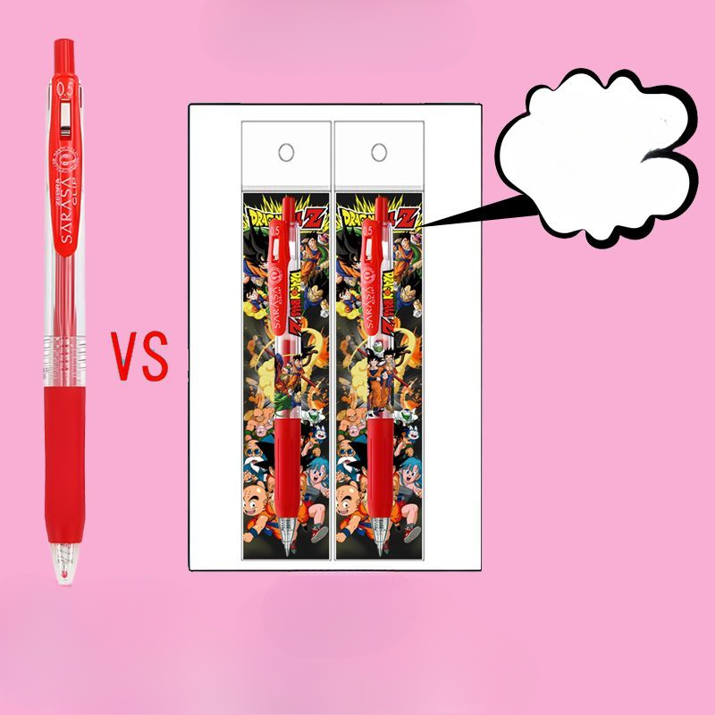 Dragon Ball Red Gel Pen Creati - Office Supply Office Stationery Items ulasan dan harga