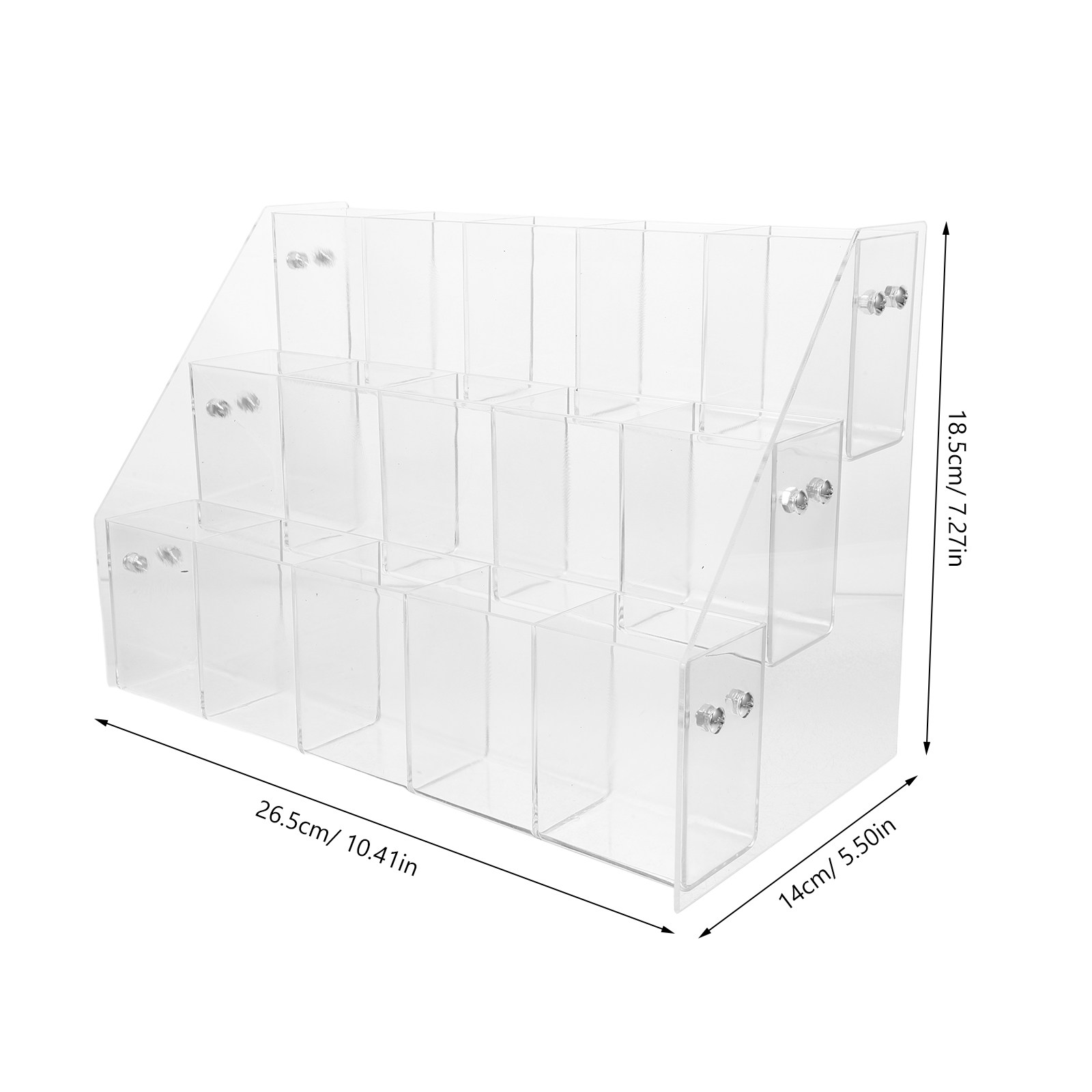 Modern Clear Acrylic Pen Holde - Stationery Office Supply Store ulasan dan harga