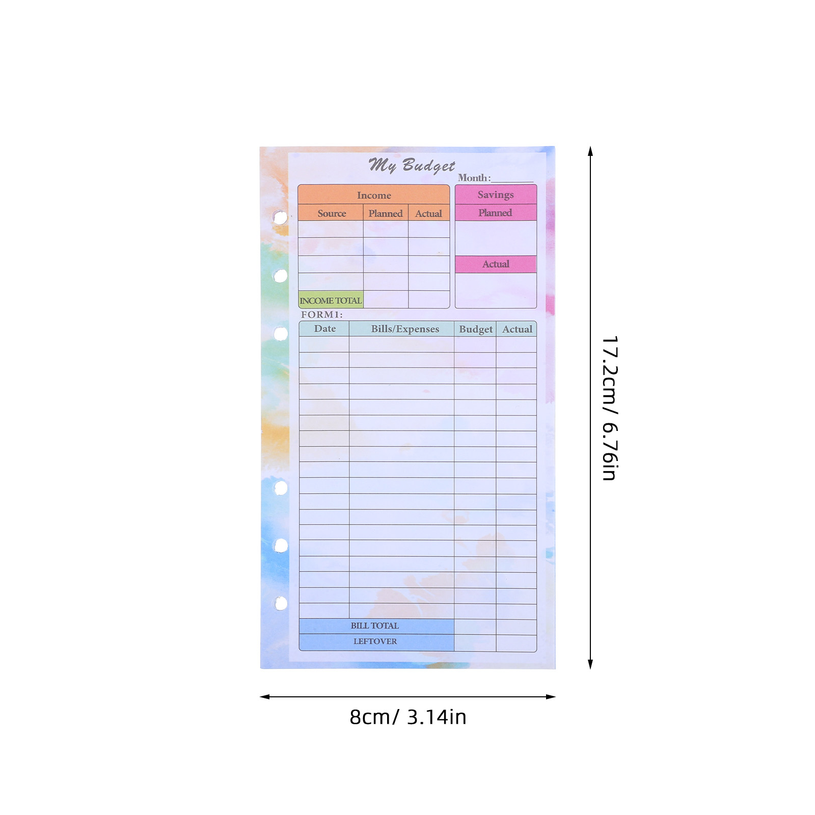 14 Sheets A6 Budget Planner Re - Planner Weekly Budget ulasan dan harga