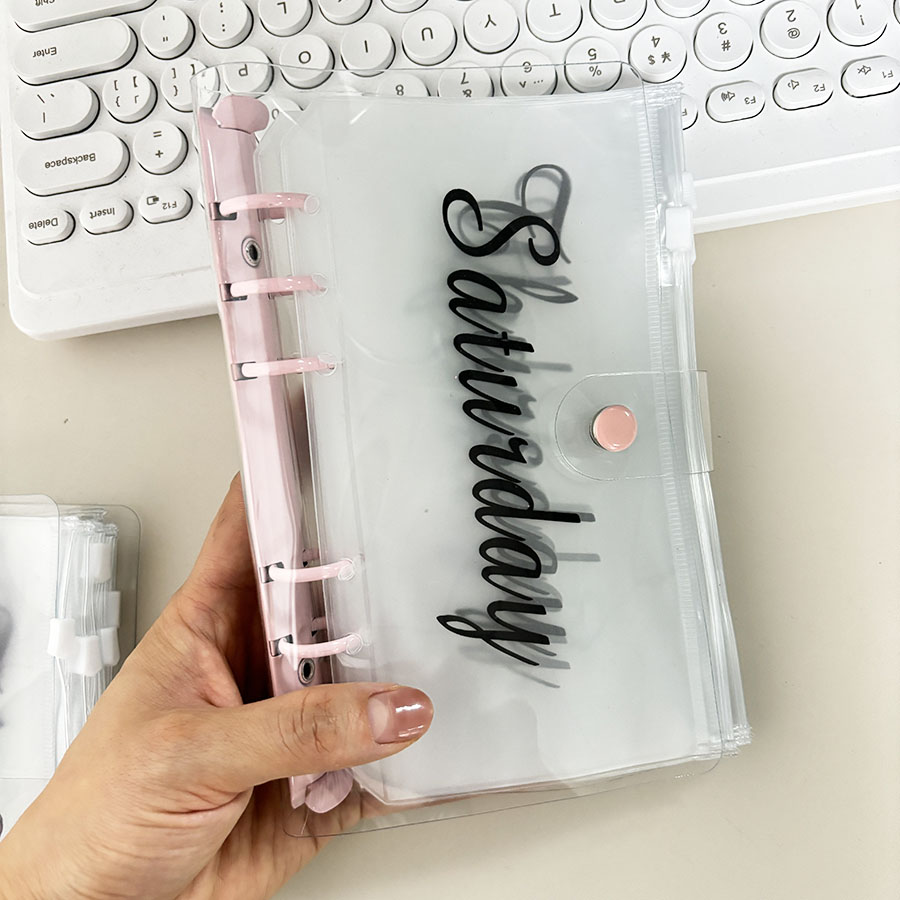 SKYSONIC 1 Set A6 Macarone Bin - Planner Weekly Budget ulasan dan harga