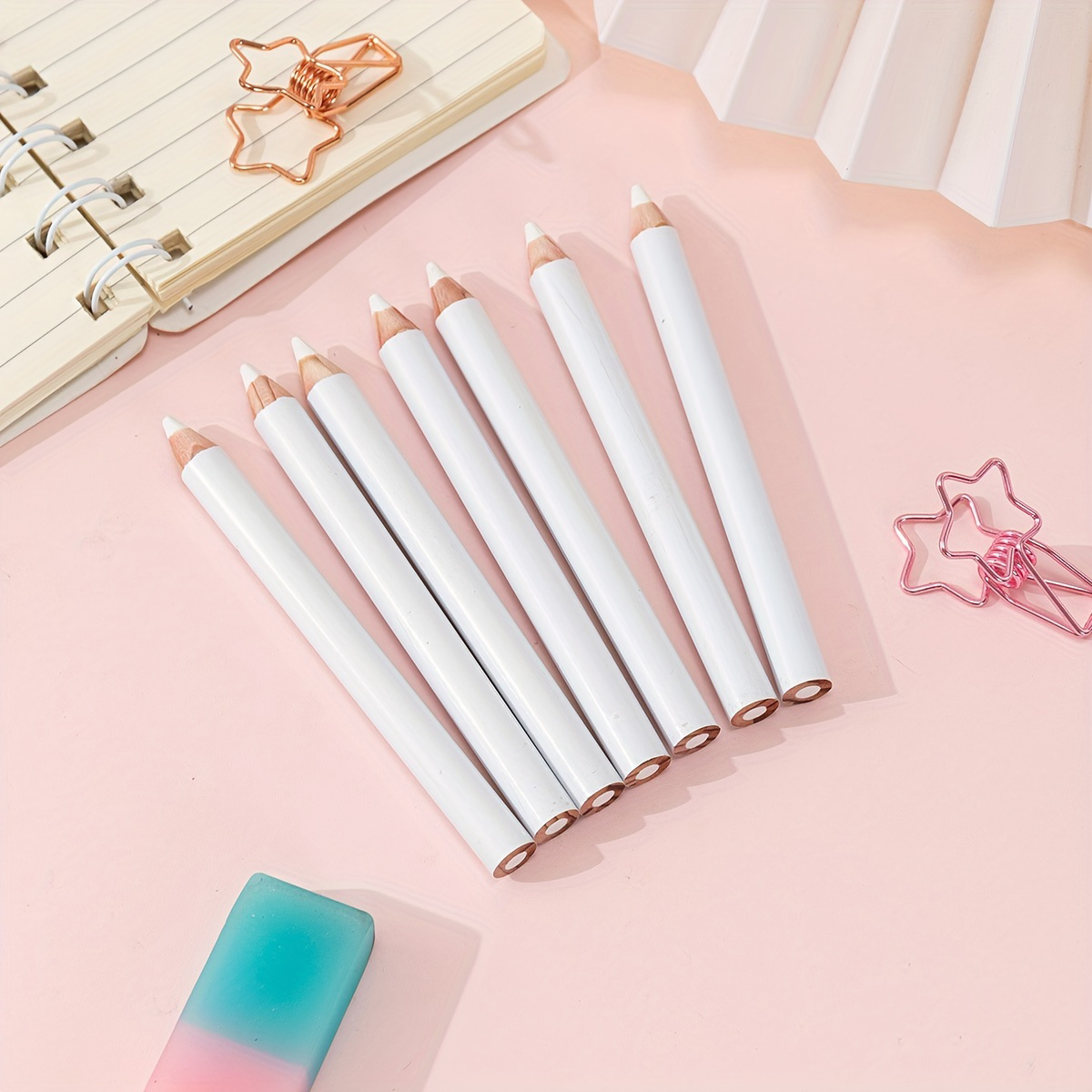 6PCS White Tailor Pen, Sewing  - Whiteboard Marker Set ulasan dan harga