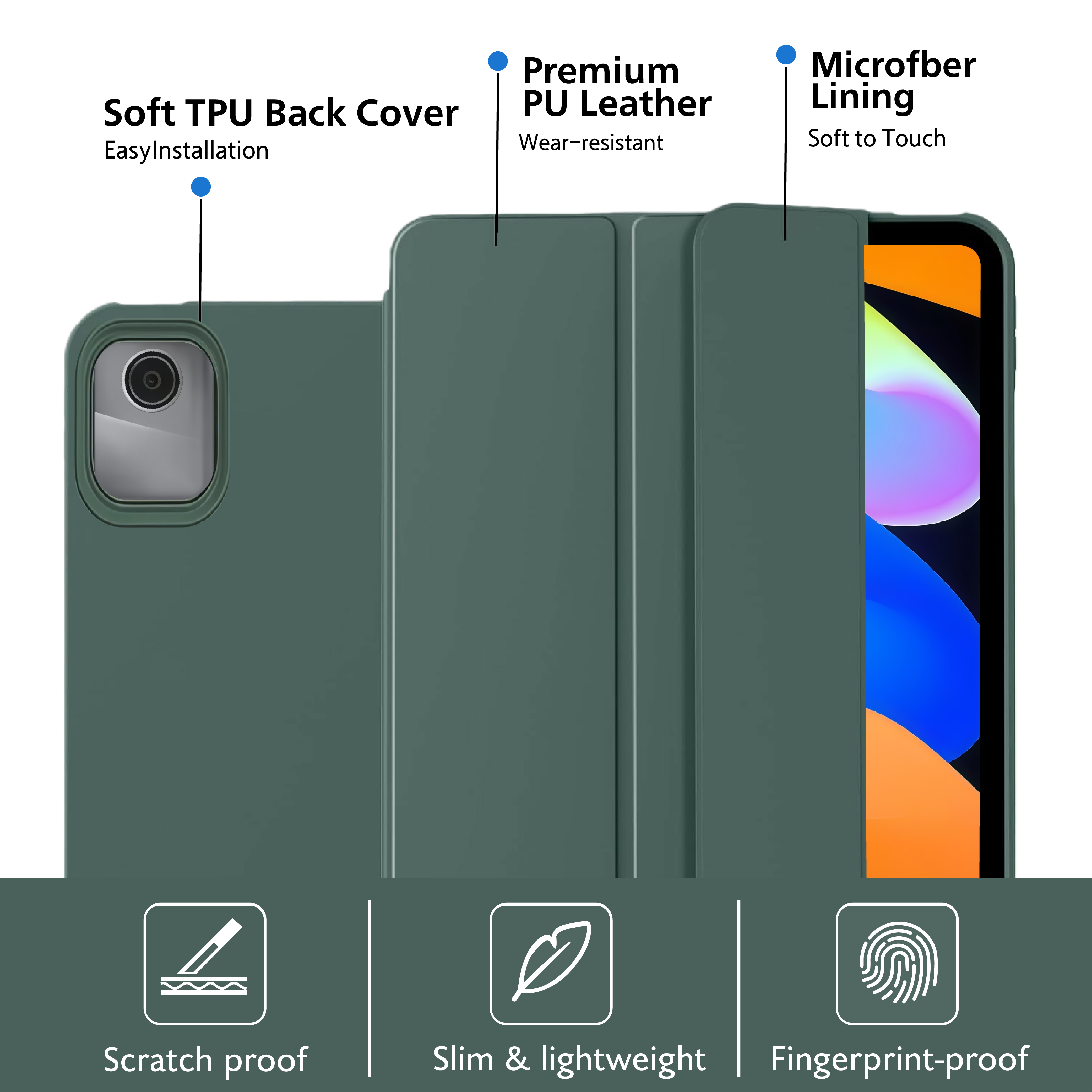 Tri-fold Flip Case For Lenovo  - Sticky Note Cube ulasan dan harga