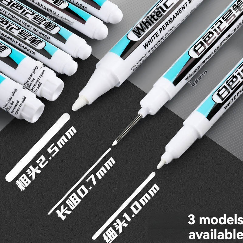 20Pcs White Ink Permanent Mark - Whiteboard Marker Set ulasan dan harga