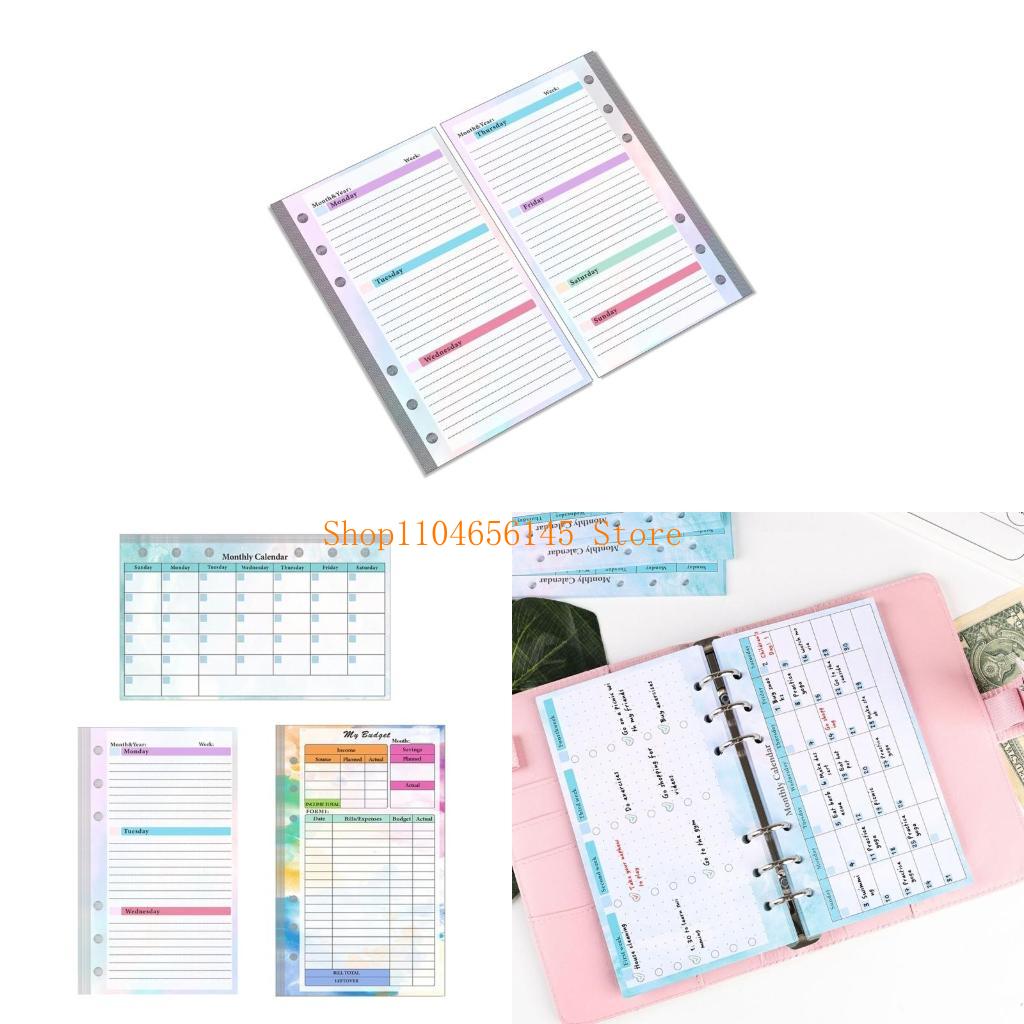 Loose Leaf Refill Paper Lined  - Planner Weekly Budget ulasan dan harga