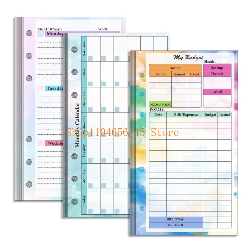 Loose Leaf Refill Paper Lined  - Planner Weekly Budget ulasan dan harga