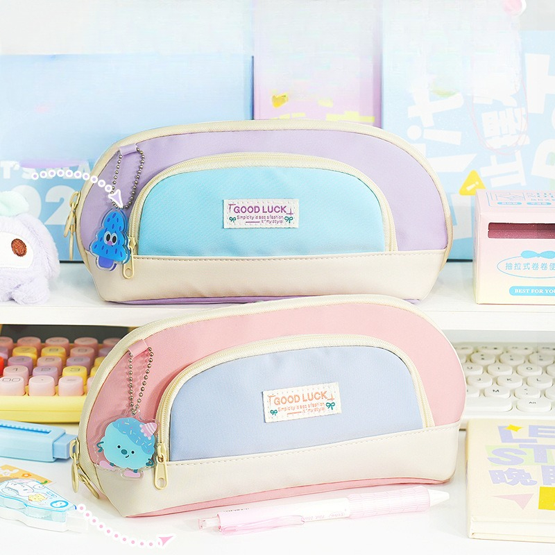 Pencil Bag Large Opening Desig - Stationery Office Supply Store ulasan dan harga