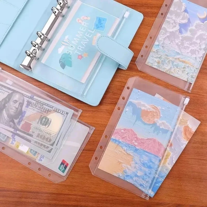 6/12/18pcs A6 A7 6-Hole Zipper - Planner Weekly Budget ulasan dan harga