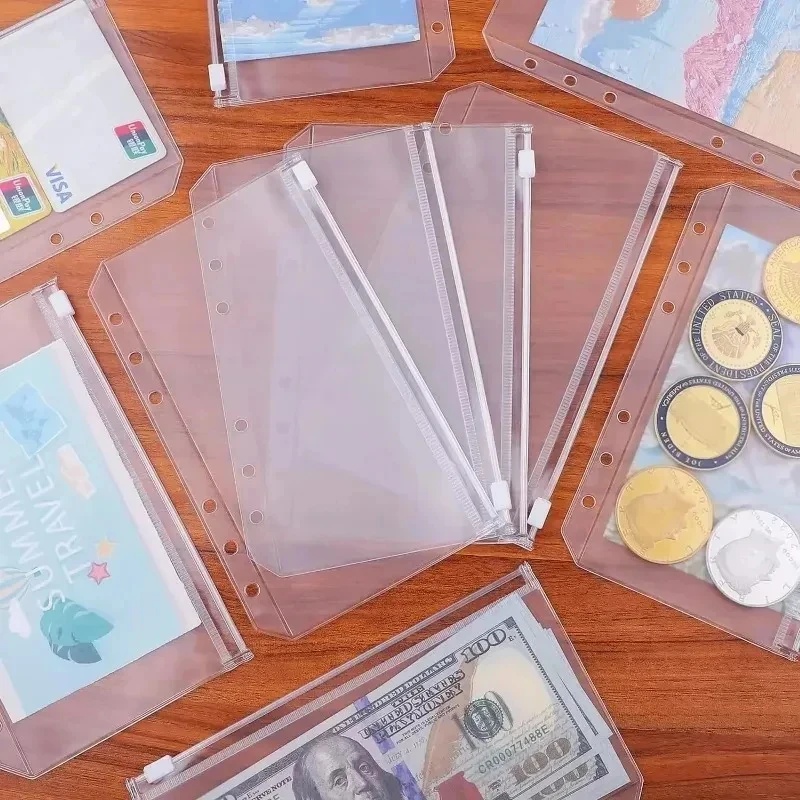 6/12/18pcs A6 A7 6-Hole Zipper - Planner Weekly Budget ulasan dan harga