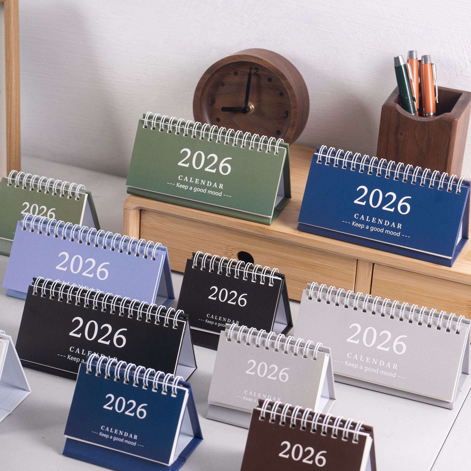 Simple Desk Calendar 2025-2026 - Office Stationery Supply List ulasan dan harga
