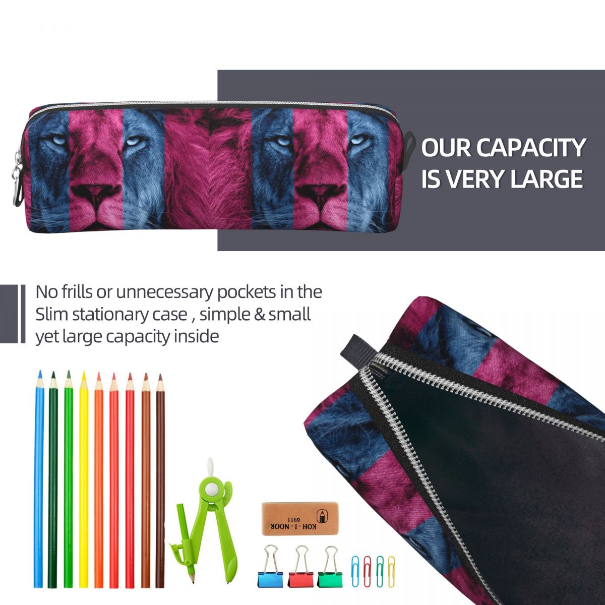 Aston Villa Lion Pencil Cases  - Lion Stationery & Office Supply(Kunshan)Co.Ltd ulasan dan harga
