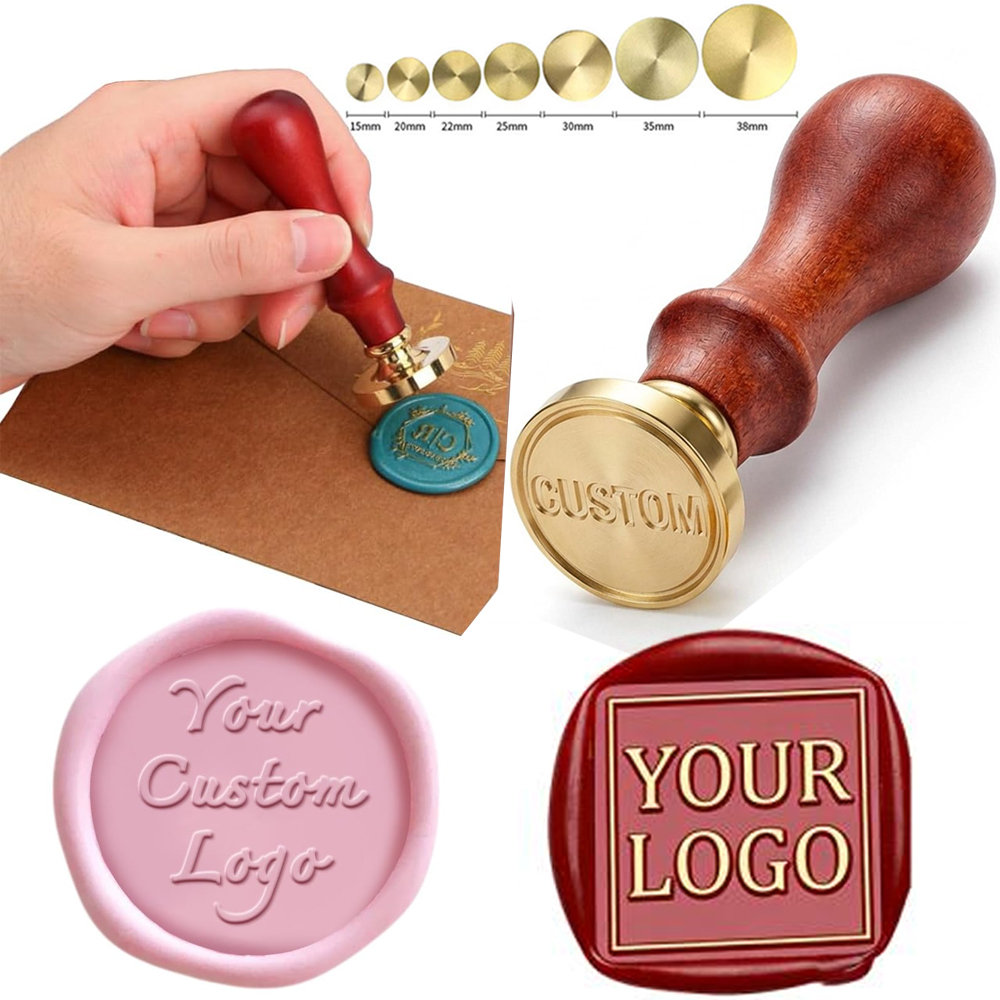 Custom Wedding Initials Brass  - Wax Seal Stamp Kit ulasan dan harga
