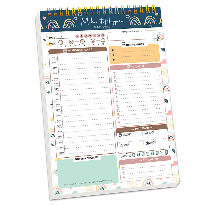 Planner Agenda Spiral A5 Noteb - Office Stationery Supply List ulasan dan harga