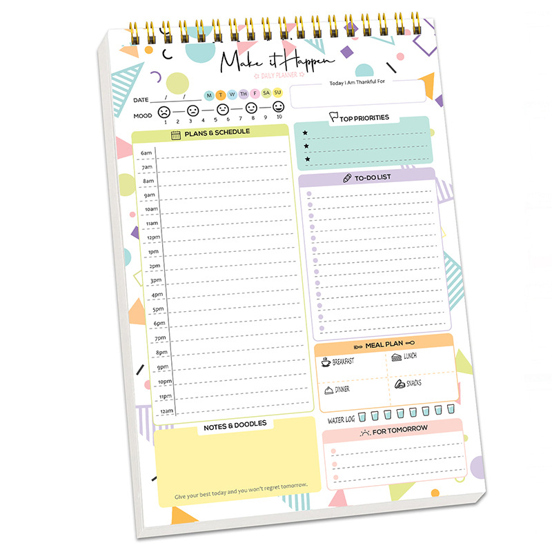 Planner Agenda Spiral A5 Noteb - Office Stationery Supply List ulasan dan harga