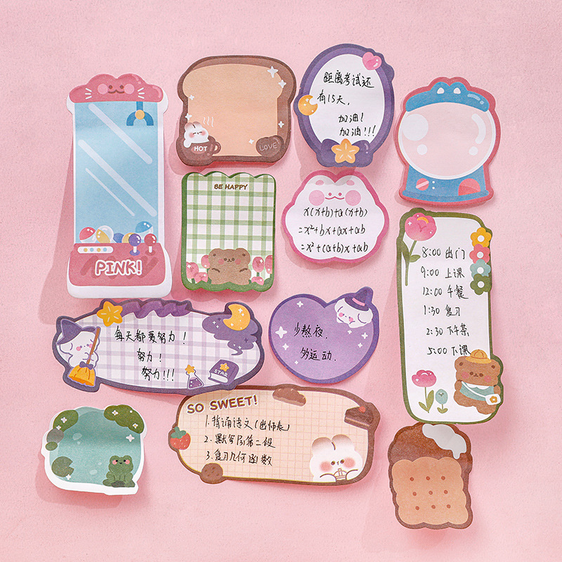 1 Piece Cartoon Adhesive Cute  - Office Supply Office Stationery Items ulasan dan harga