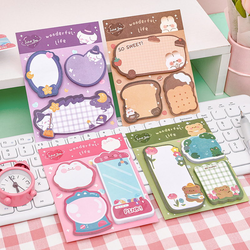 1 Piece Cartoon Adhesive Cute  - Office Supply Office Stationery Items ulasan dan harga