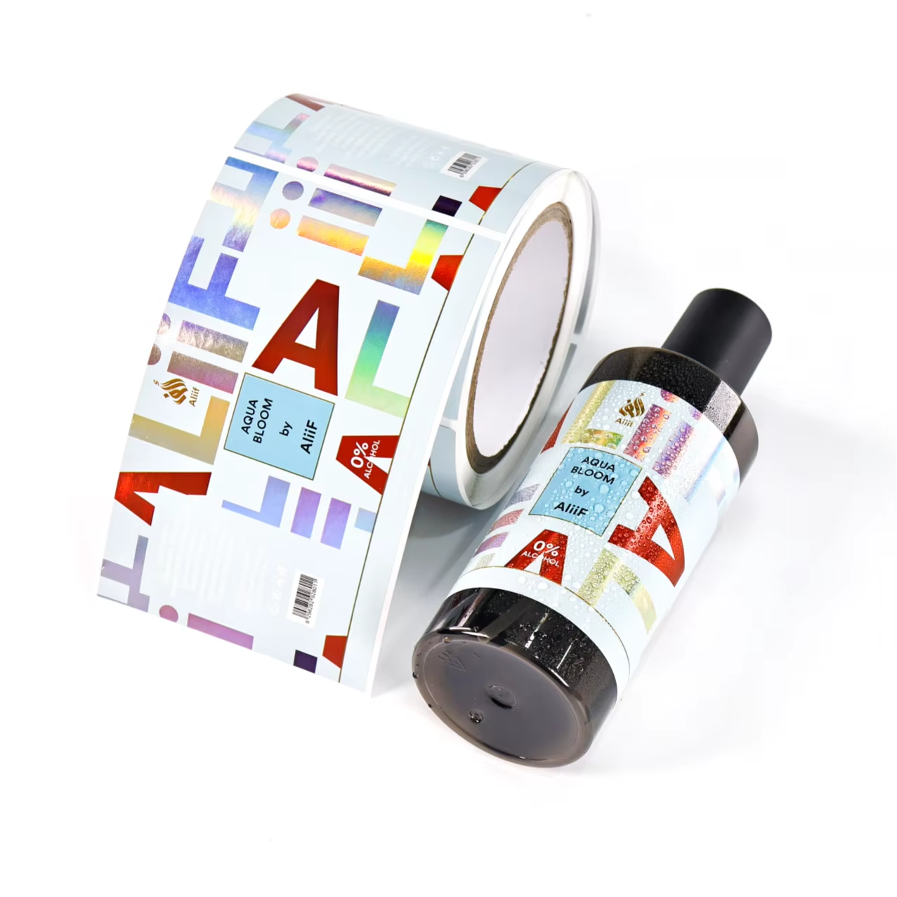 Custom Holographic Laser Label - Sticker Label Roll ulasan dan harga