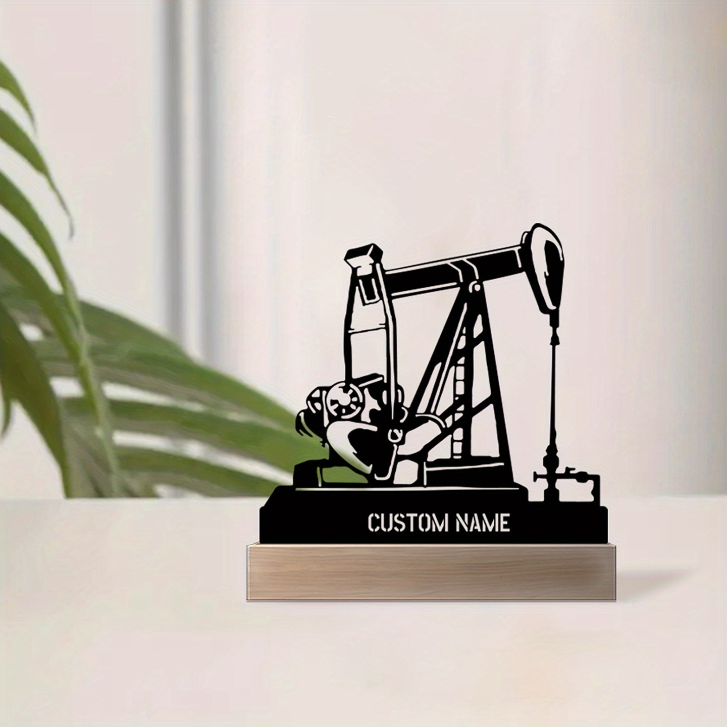 Personalized Oil Rig Desk Name - Desk Name Plate ulasan dan harga