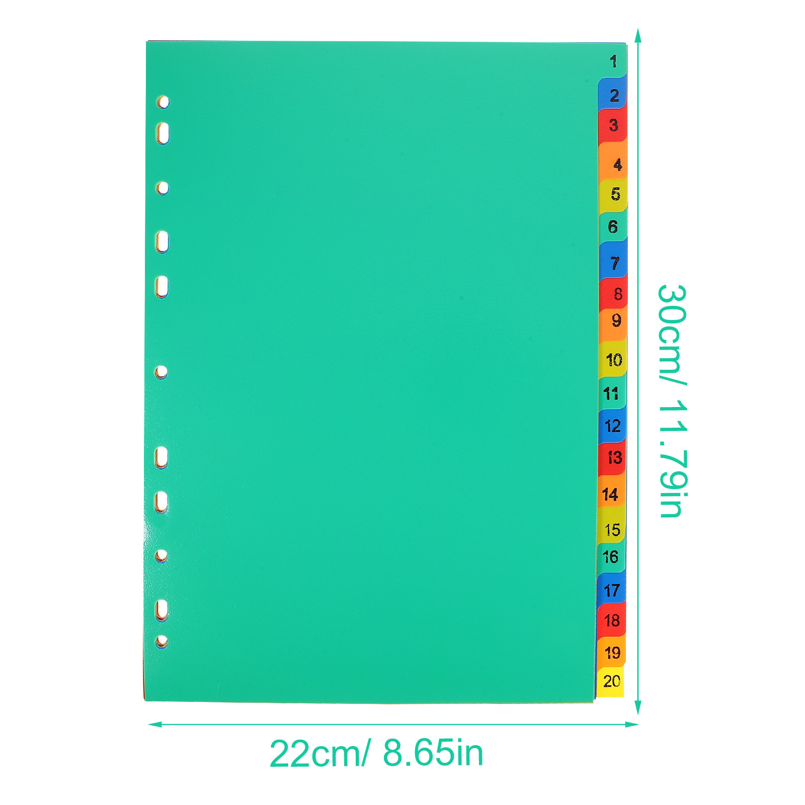 20Pcs Notebook Dividers Colorf - Index Tab Divider ulasan dan harga