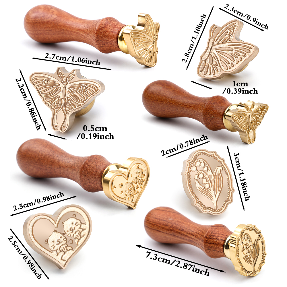 1set Wax Seal Stamp Kit, Butte - Wax Seal Stamp Kit ulasan dan harga