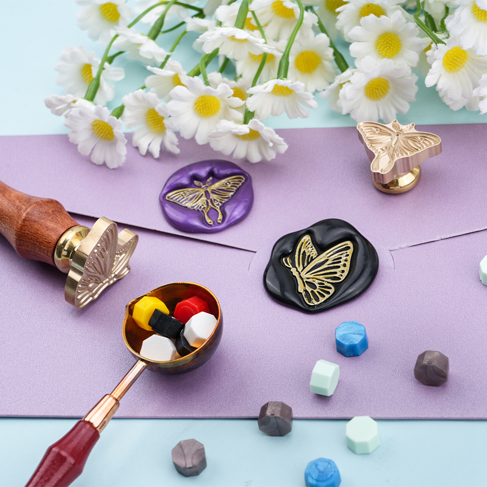 1set Wax Seal Stamp Kit, Butte - Wax Seal Stamp Kit ulasan dan harga
