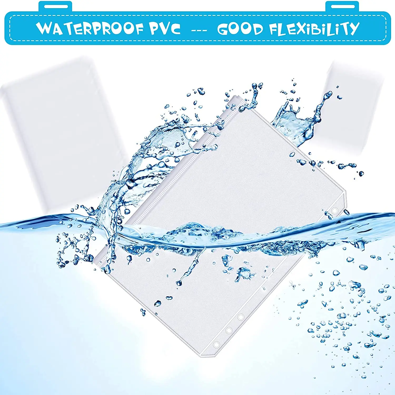 Binder Pockets A6 6-Hole Zippe - Planner Weekly Budget ulasan dan harga