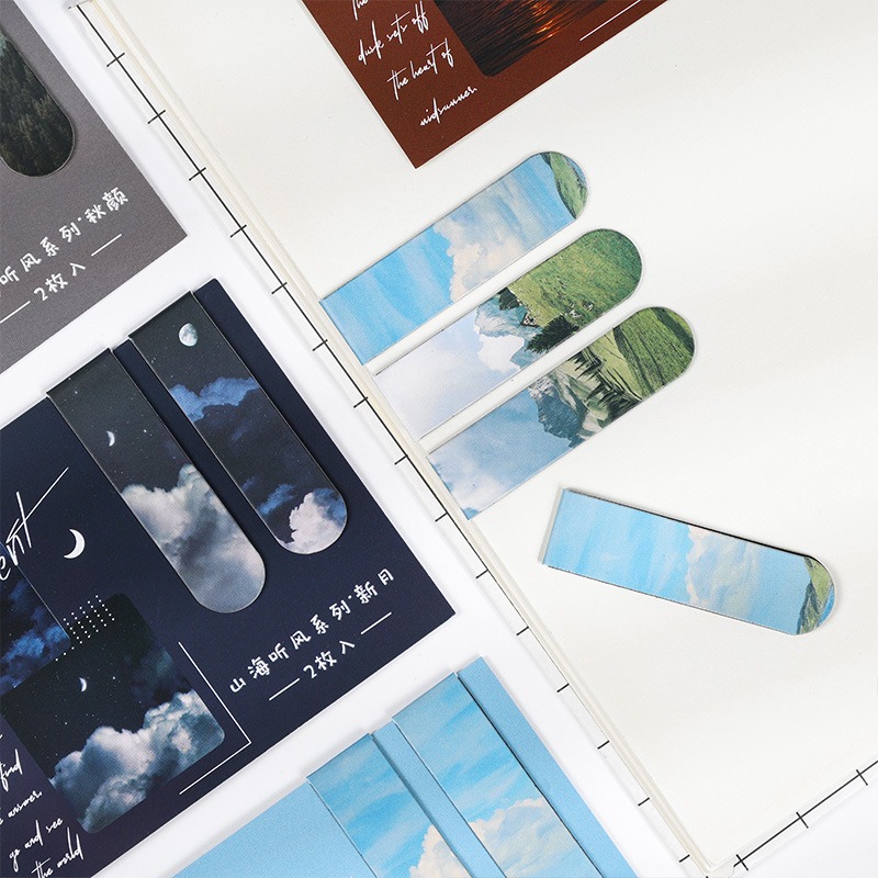 6pcs Magnetic Bookmarks Set Fa - Paperclip Magnetic Set ulasan dan harga