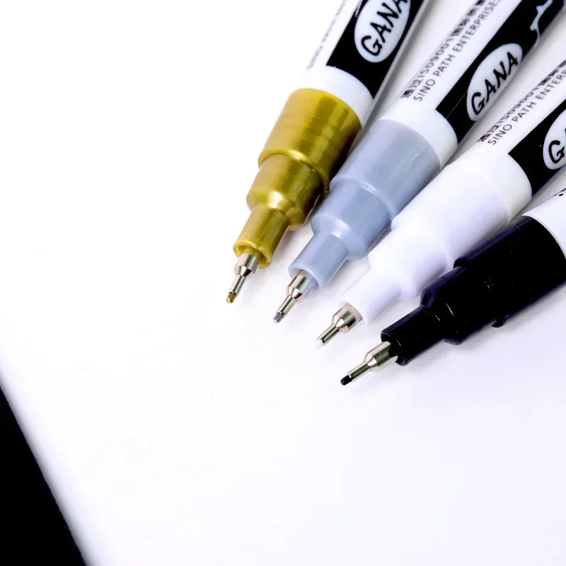 4Pcs/set Oil Based White Black - Whiteboard Marker Set ulasan dan harga