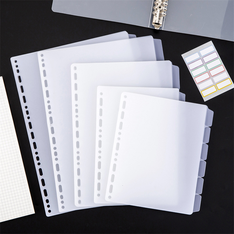 A4 A5 B5 Binder Dividers Gener - Index Tab Divider ulasan dan harga
