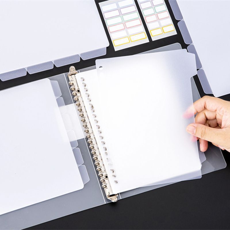 A4 A5 B5 Binder Dividers Gener - Index Tab Divider ulasan dan harga