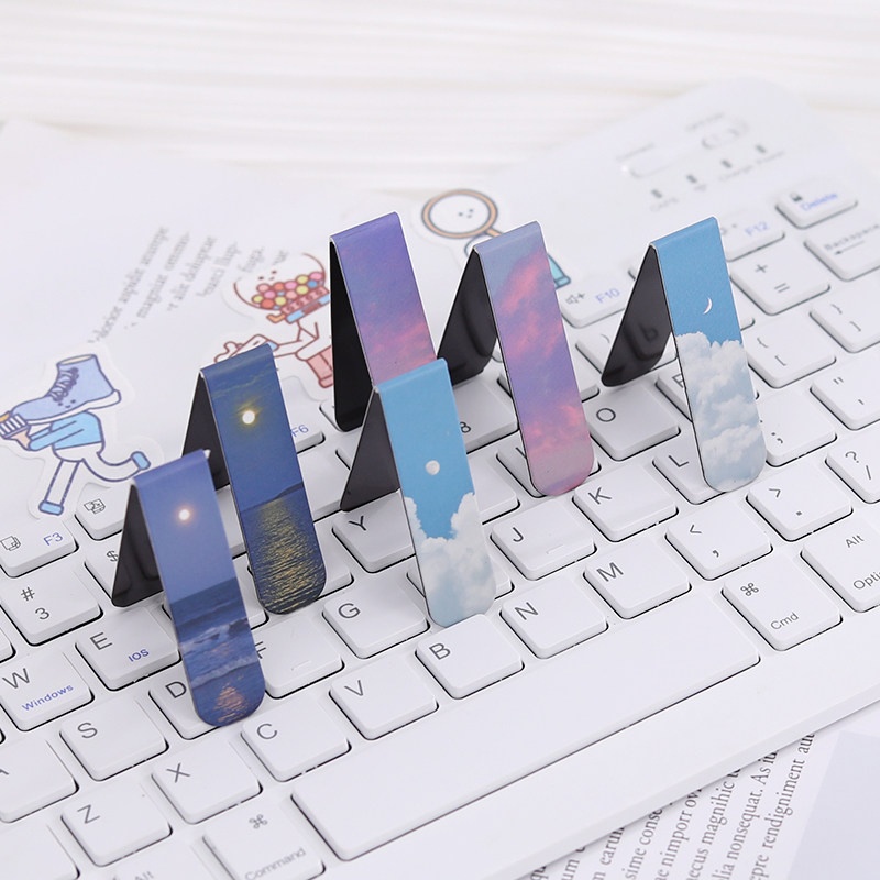 2Pcs/Set Magnetic Bookmarks Be - Paperclip Magnetic Set ulasan dan harga