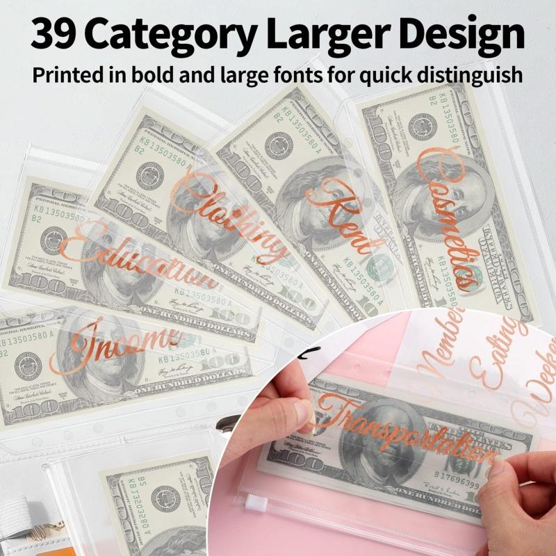 Soft Leather Binder Budget Pla - Planner Weekly Budget ulasan dan harga
