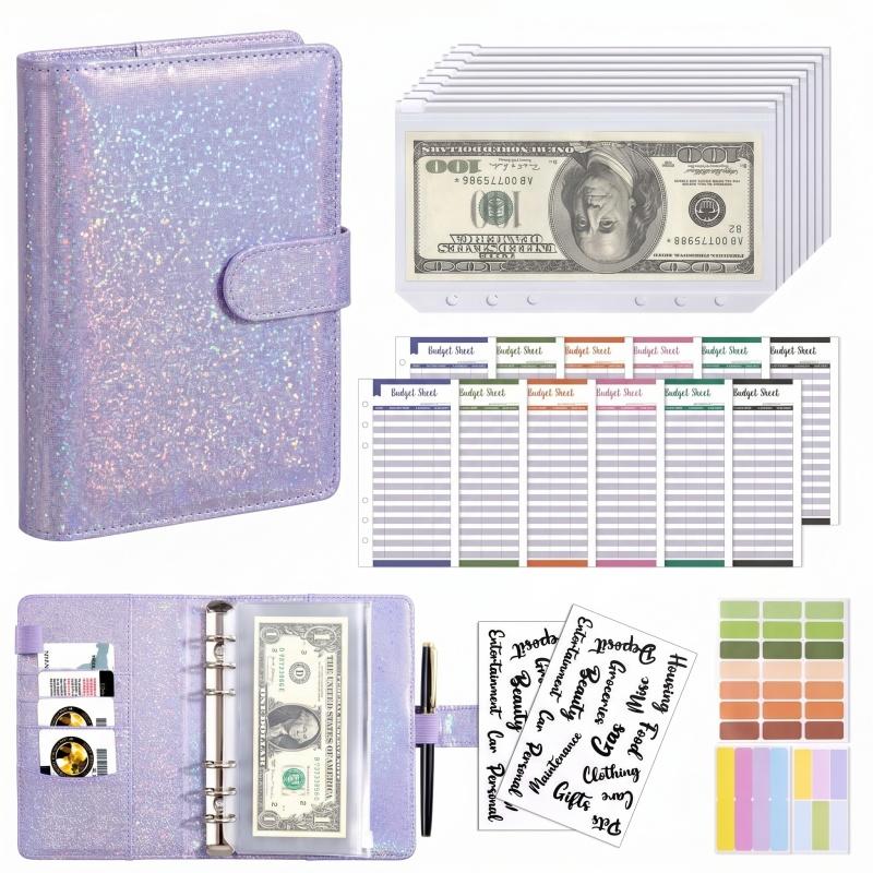 Soft Leather Binder Budget Pla - Planner Weekly Budget ulasan dan harga