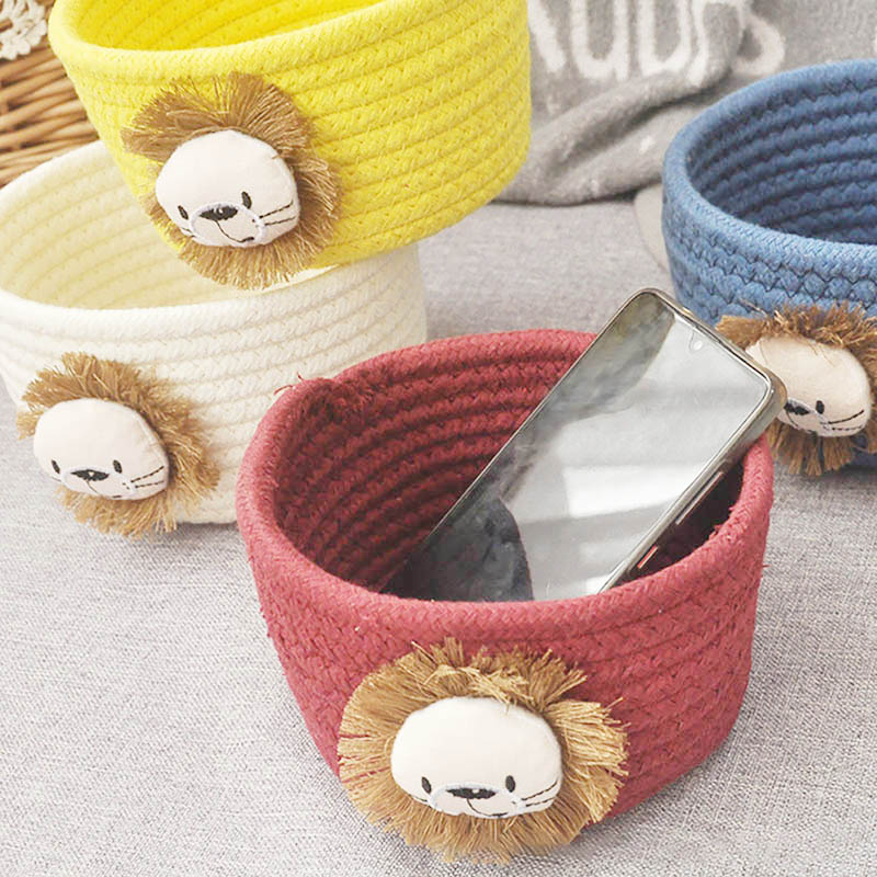Cartoon Lion Woven Storage Bas - Lion Stationery & Office Supply(Kunshan)Co.Ltd ulasan dan harga