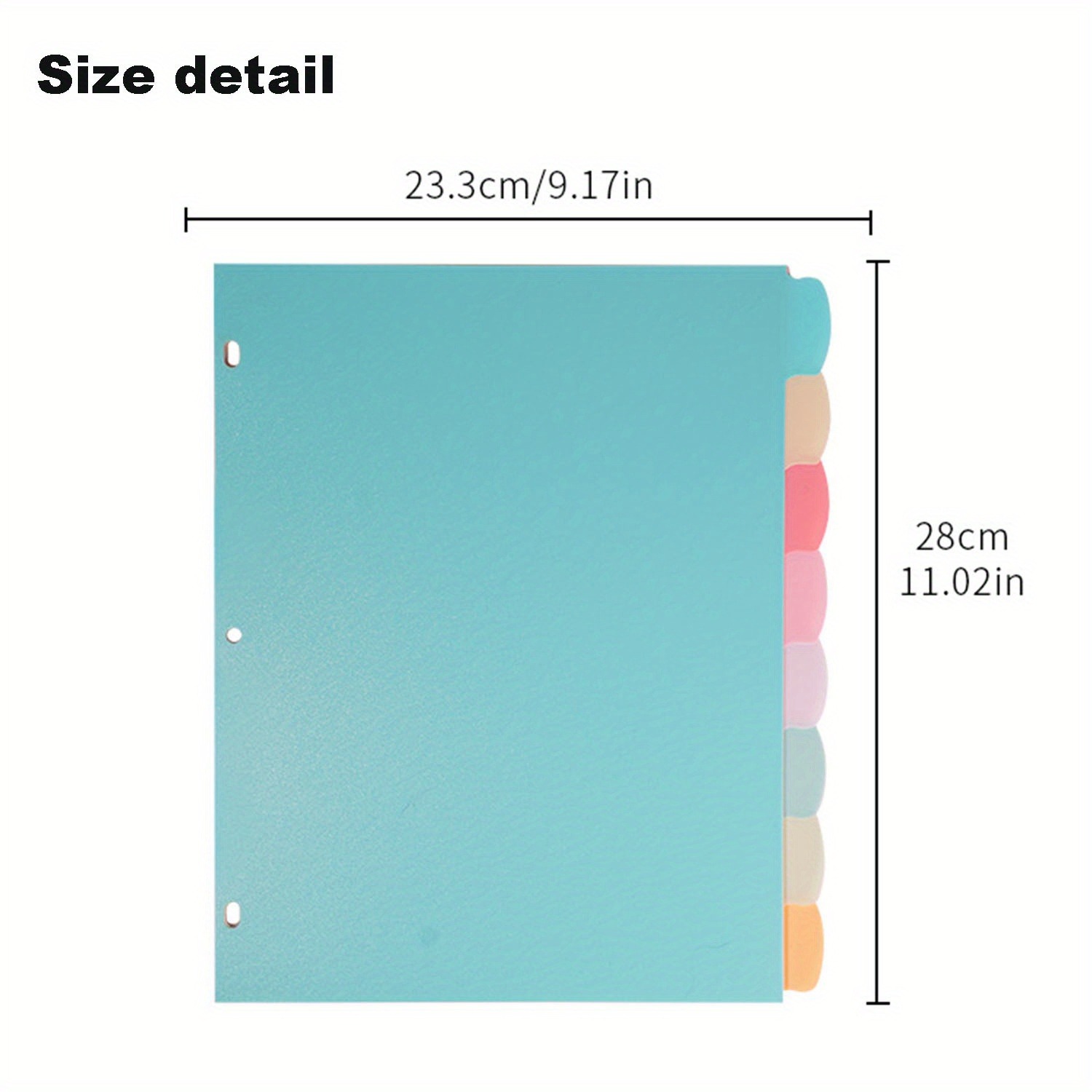 8 Tab Binder Dividers for 3 Ri - Index Tab Divider ulasan dan harga