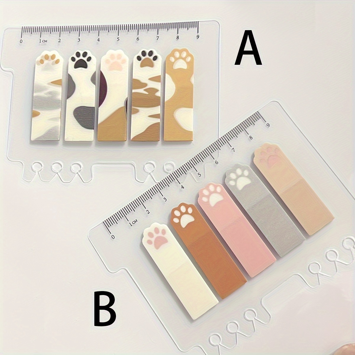 Cute Cat Paw PET Index Tabs, T - Index Tab Divider ulasan dan harga