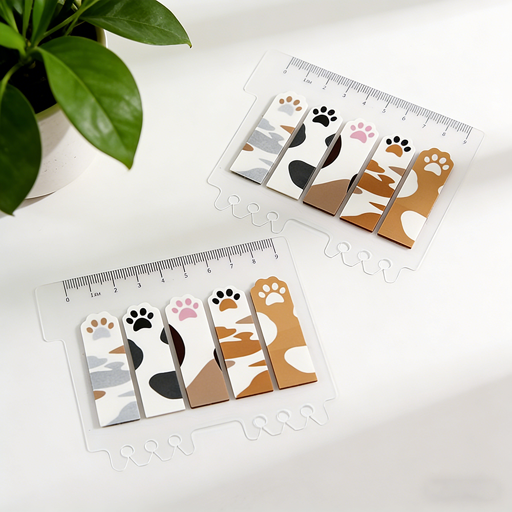 Cute Cat Paw PET Index Tabs, T - Index Tab Divider ulasan dan harga
