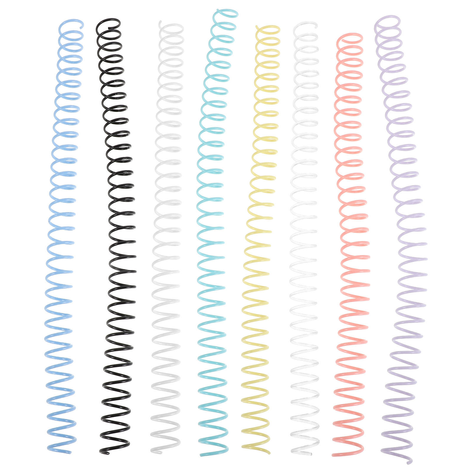 8Pcs Plastic Spiral Binding Co - Binding Comb Plastic ulasan dan harga