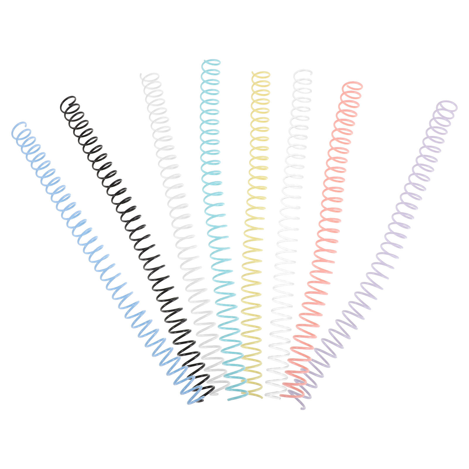 8Pcs Plastic Spiral Binding Co - Binding Comb Plastic ulasan dan harga