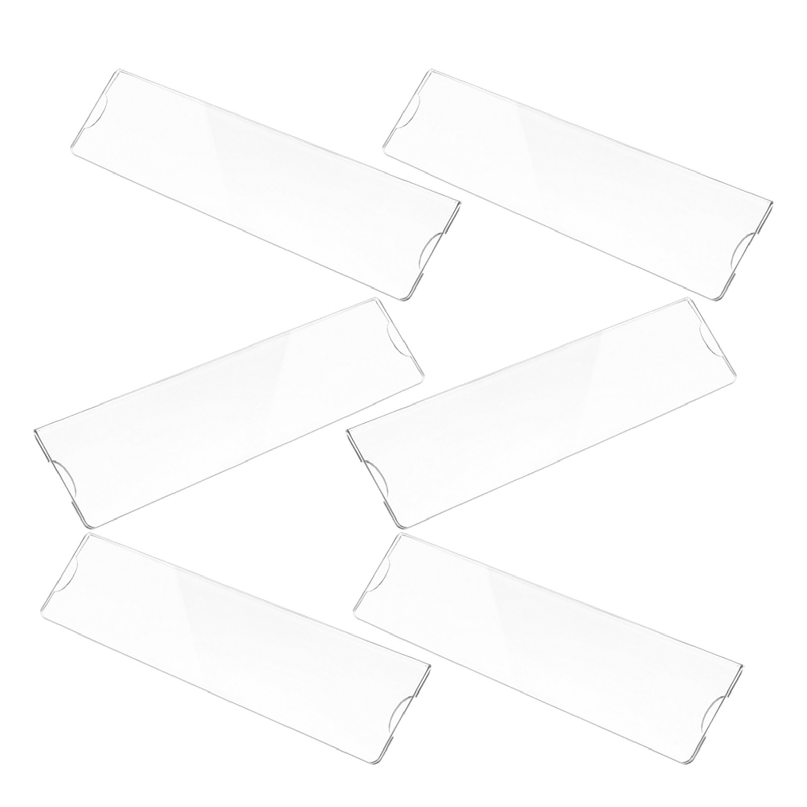6Pcs Acrylic Name Plate Holder - Desk Name Plate ulasan dan harga