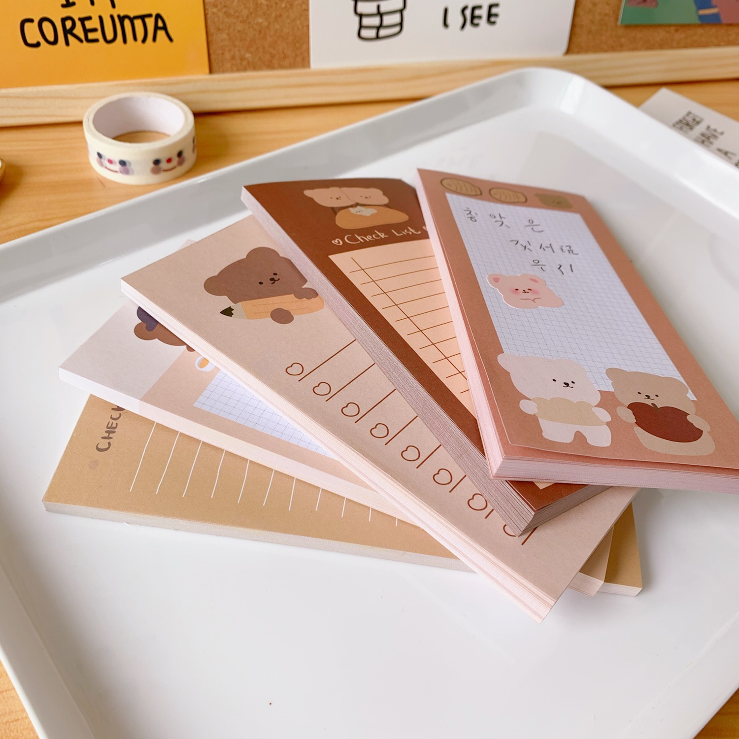 Kawaii Cute Korean Cookie Bear - Office Stationery Supply List ulasan dan harga