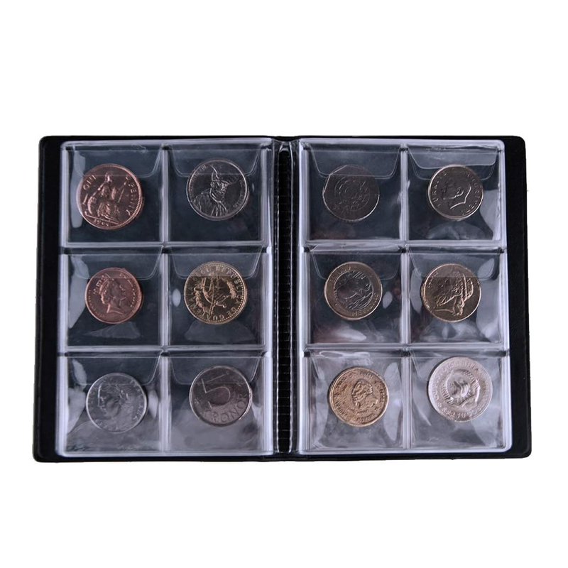 60Pocket Coin Collection Album - Binding Comb Plastic ulasan dan harga