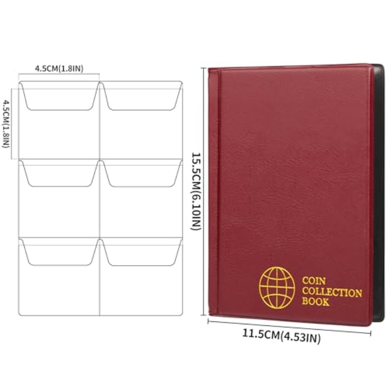 60Pocket Coin Collection Album - Binding Comb Plastic ulasan dan harga