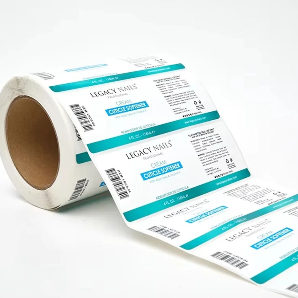 Custom Waterproof Vinyl Label  - Sticker Label Roll ulasan dan harga