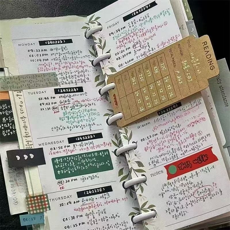 Slim Type Mushroom Hole Loose  - Planner Weekly Budget ulasan dan harga