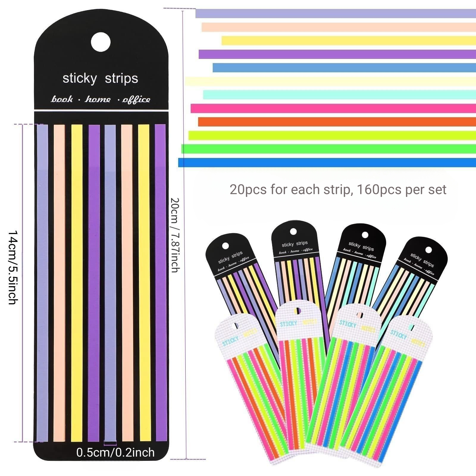 Multi-colored Long Strip Index - Index Tab Divider ulasan dan harga